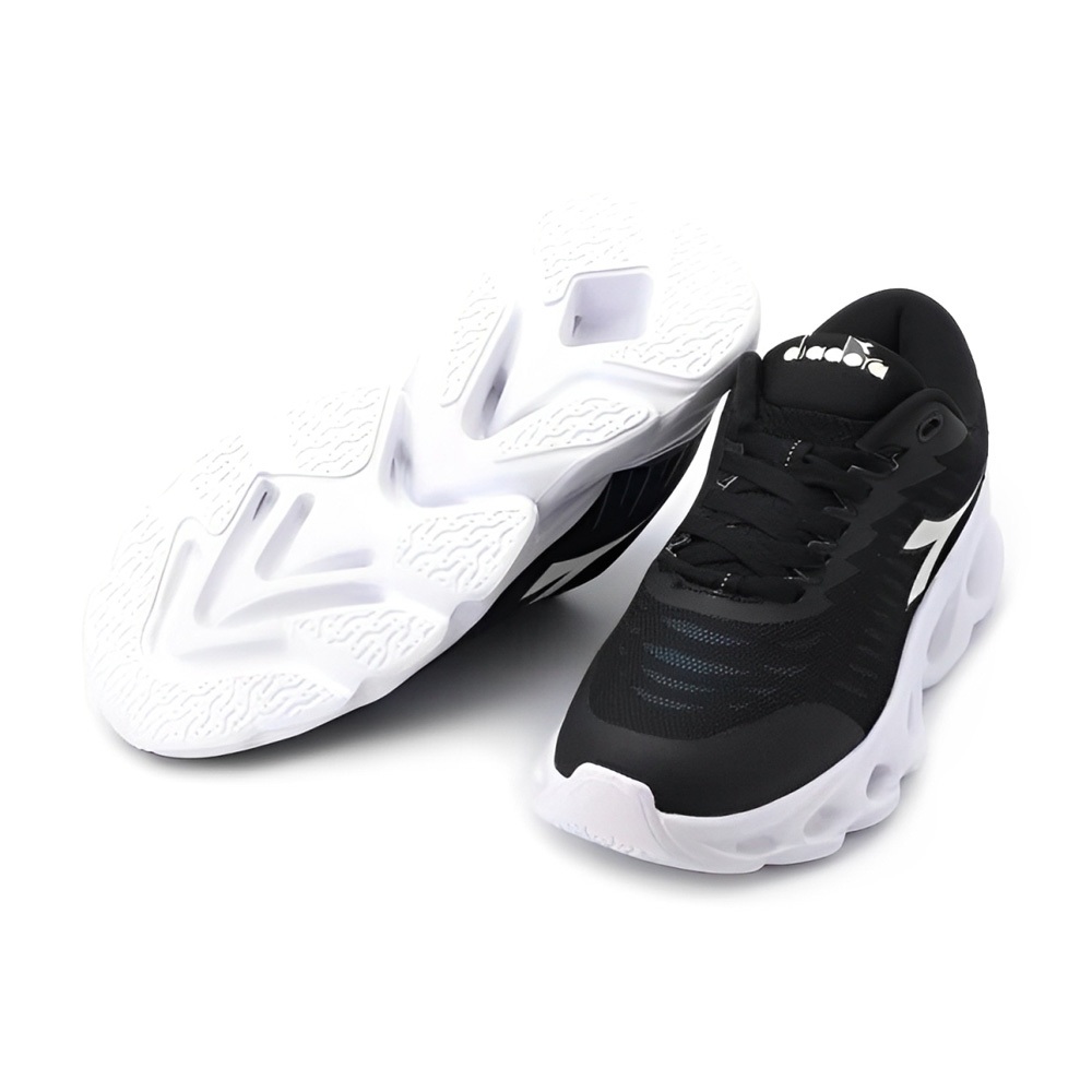 DIADORA迪亞多那 MIT專業慢跑鞋 男運動鞋 男鞋 MIT 台灣製造 透氣 舒適 保護後跟 耐磨 止滑 黑 藍, , large