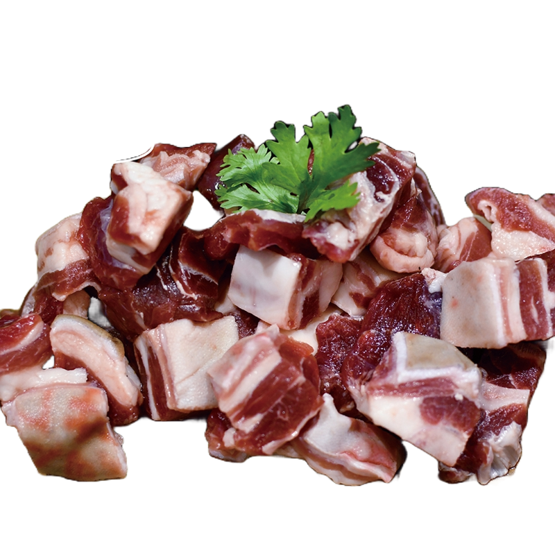 豐園羊牧場 嫩肩羊肉塊(帶皮) 300g *6包入, , large