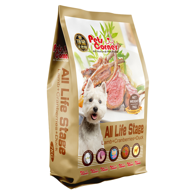 【Pets Corner 沛克樂】頂級天然犬食7kg-羊肉+蔓越莓+鴨肉(大顆粒), , large