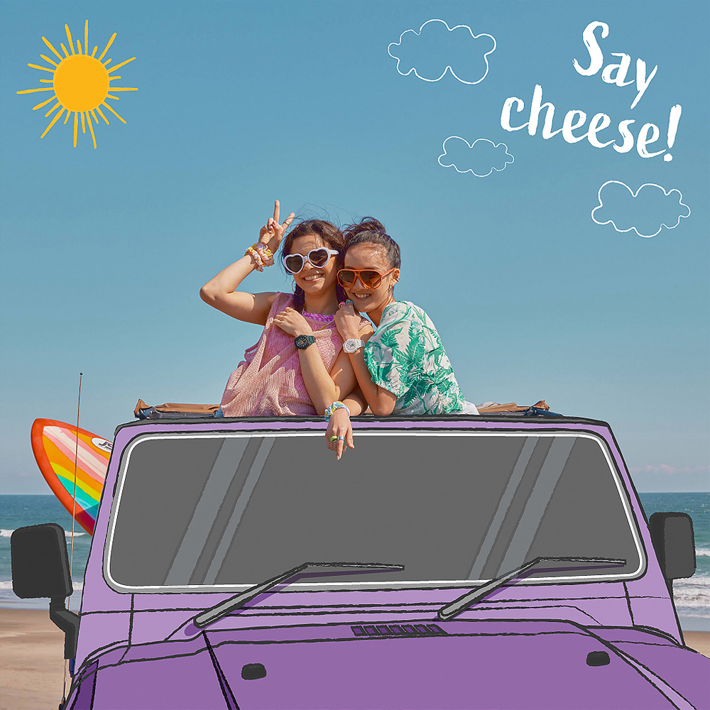 CASIO 卡西歐 BABY-G 夏季海灘手錶 BGA-320-7A2, , large