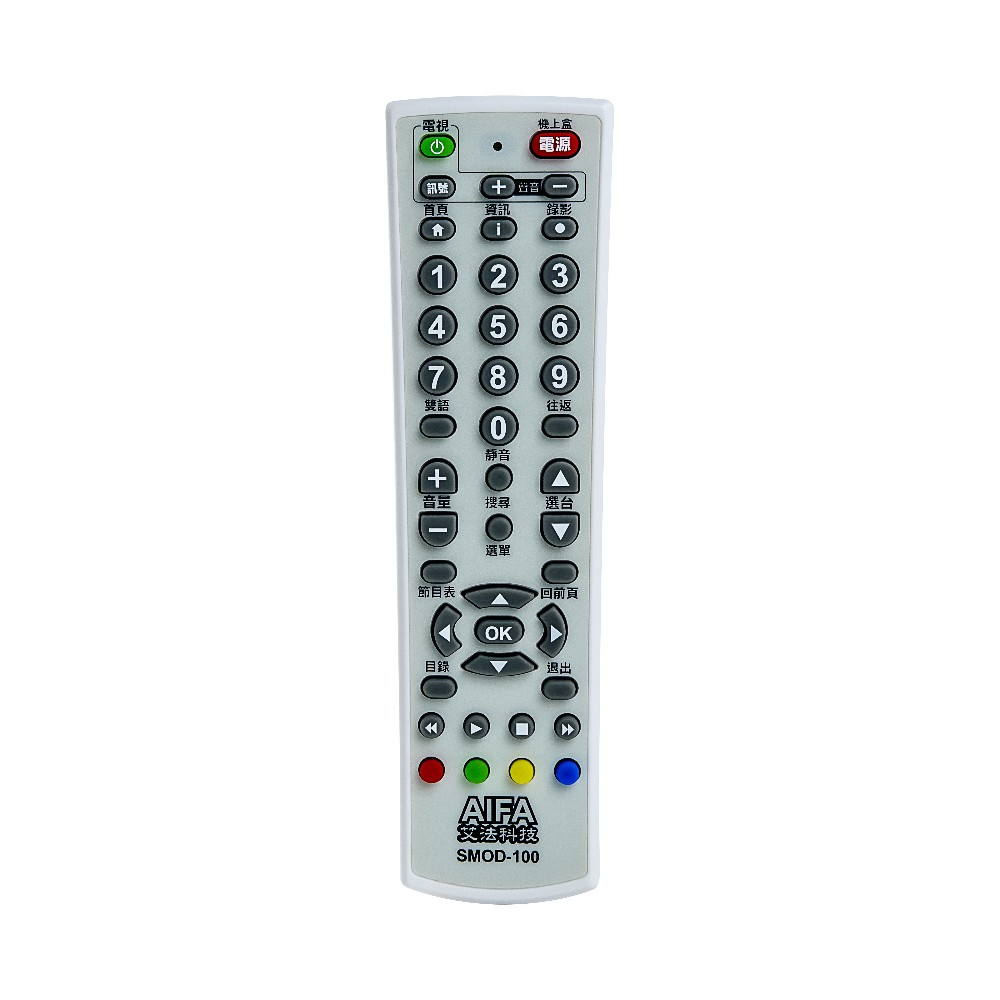 艾法科技AIFA 電視機上盒萬用遙控器 TV STB Universal Remote (SMOD100), , large