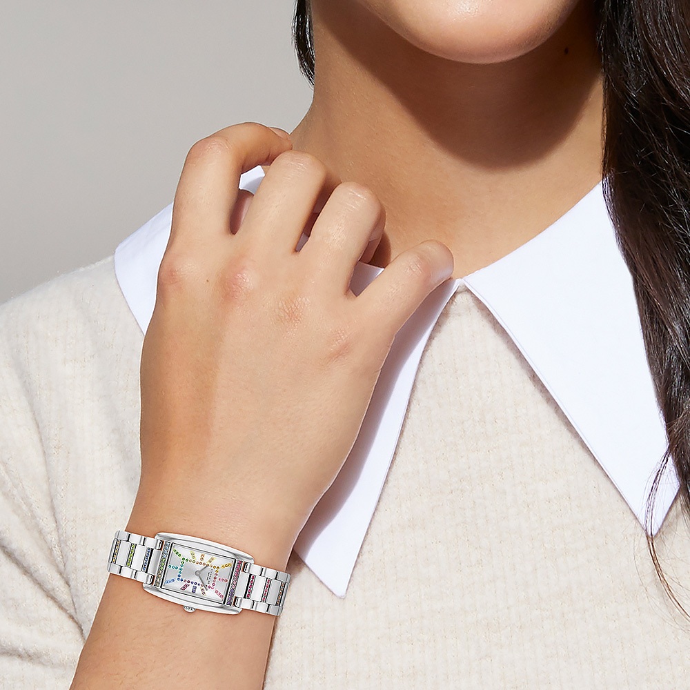 COACH Reese 輕奢晶鑽長方形女錶-24x35mm CO14504321, , large