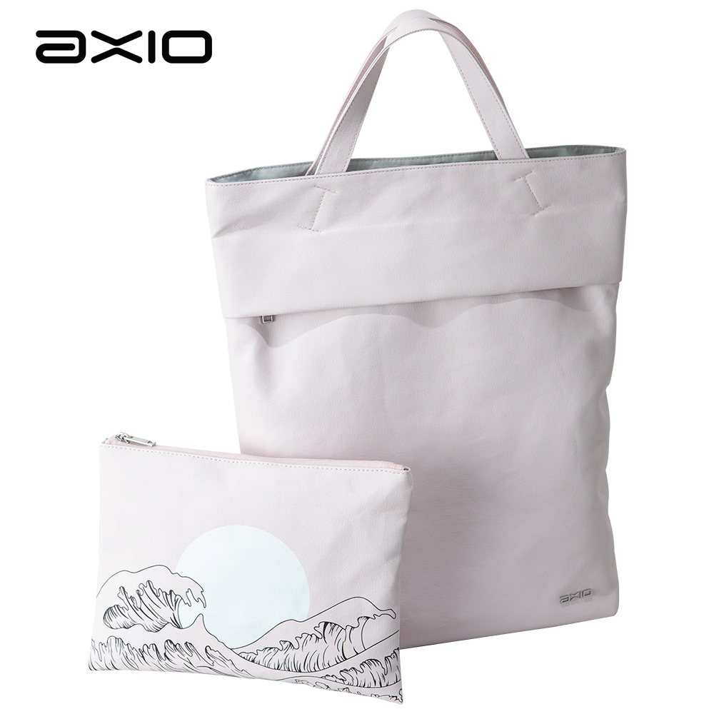 【AXIO】KISS 3WAY 多功能三用子母浮世繪帆布包(AK-453)-亮桃粉, , large