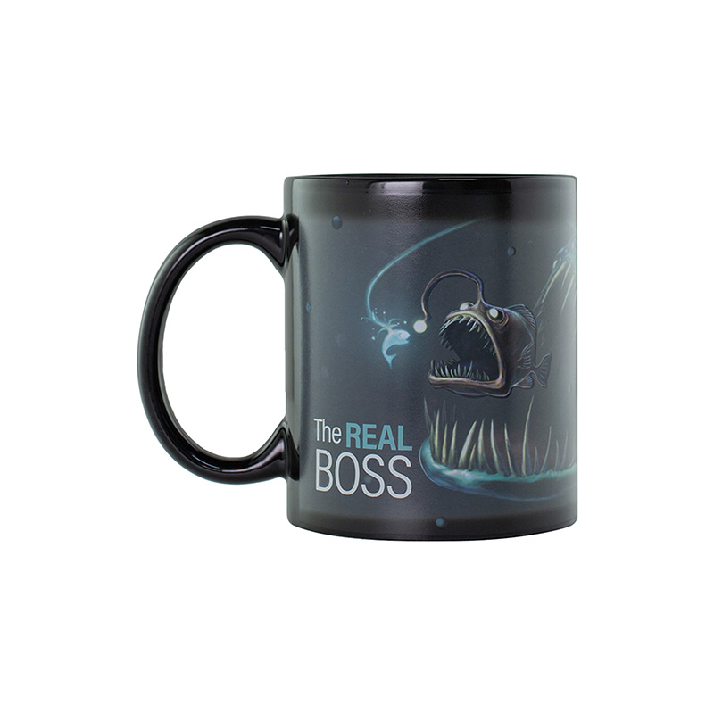Temperature sensitive mug - Anglerfish, , large
