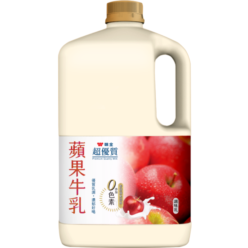 味全超優質蘋果牛乳2709ml, , large