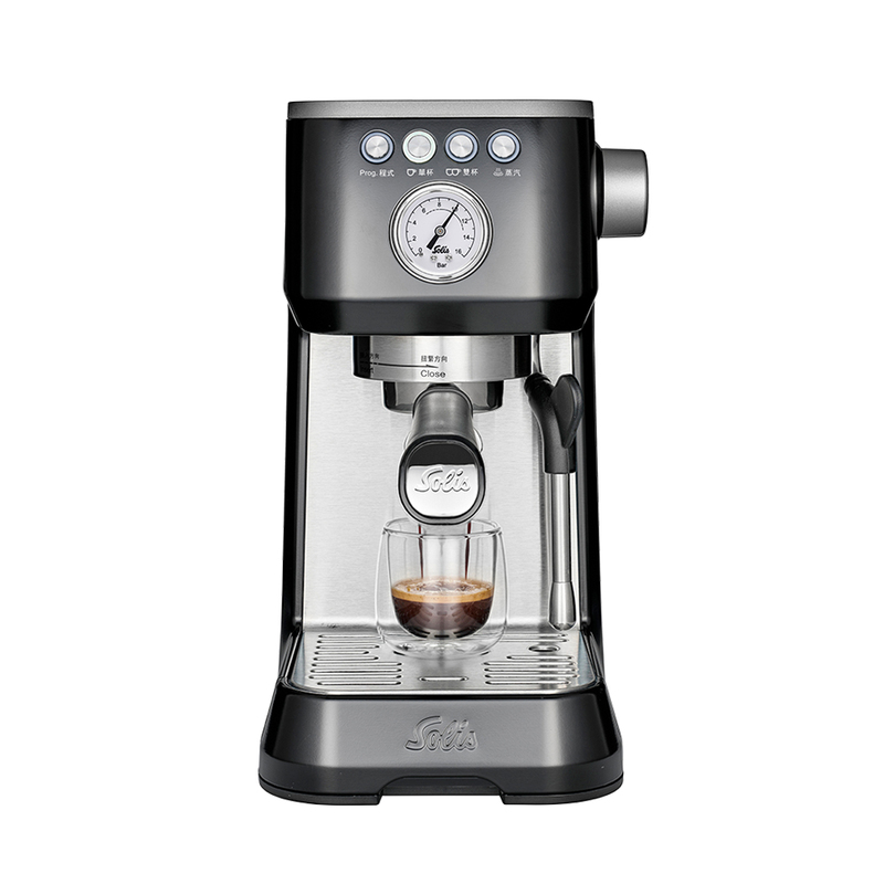 【Solis】BARISTA PERFETTA PLUS Espresso Coffee Machine -Black, , large