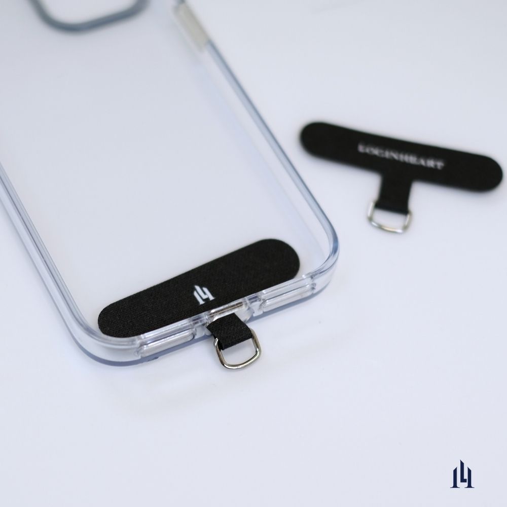 [LOGINHEART]經典黑．手機夾片．掛繩片 Strap Adapter, , large