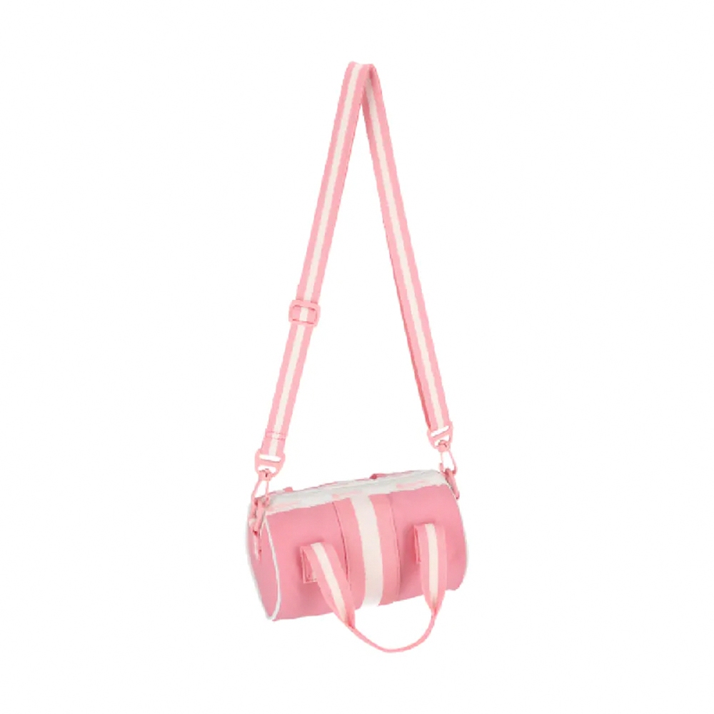 Lesportsac MINI ROLL BAG 迷你圓桶包 送禮推薦-滾邊花漾粉, , large
