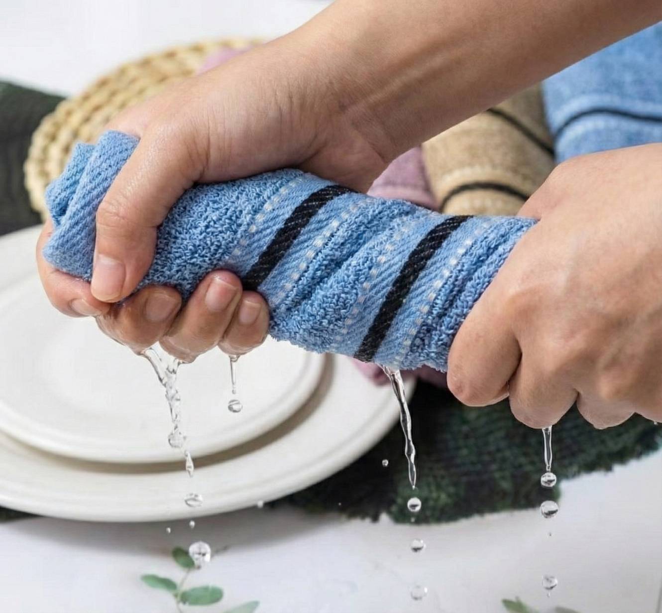 [Kaimei Cotton] Randomly excellent MIT made in Taiwan high quality 100% cotton 22 liang European color towels, , large