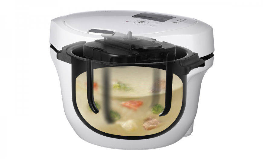 SHARP 夏普 HEALSIO 2.4L 智慧攪拌零水鍋 KN-V24AT-W 白, , large
