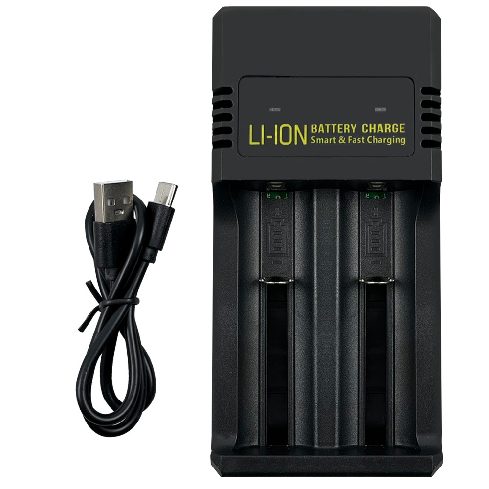 實用牌 PCA-009 智能雙槽鋰電池充電器 過載保護 防過熱 防短路 適用, , large