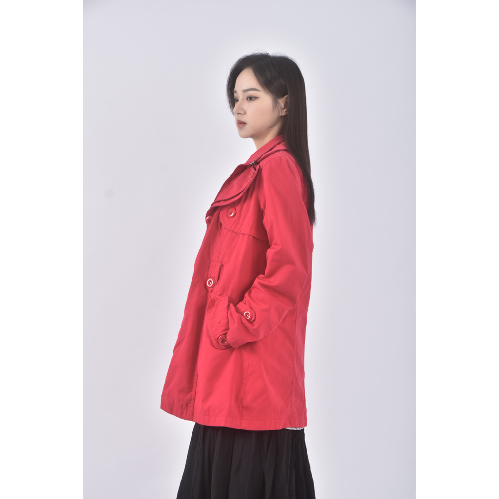 (XL) ming simei棉質紅色外套二手衣, , large