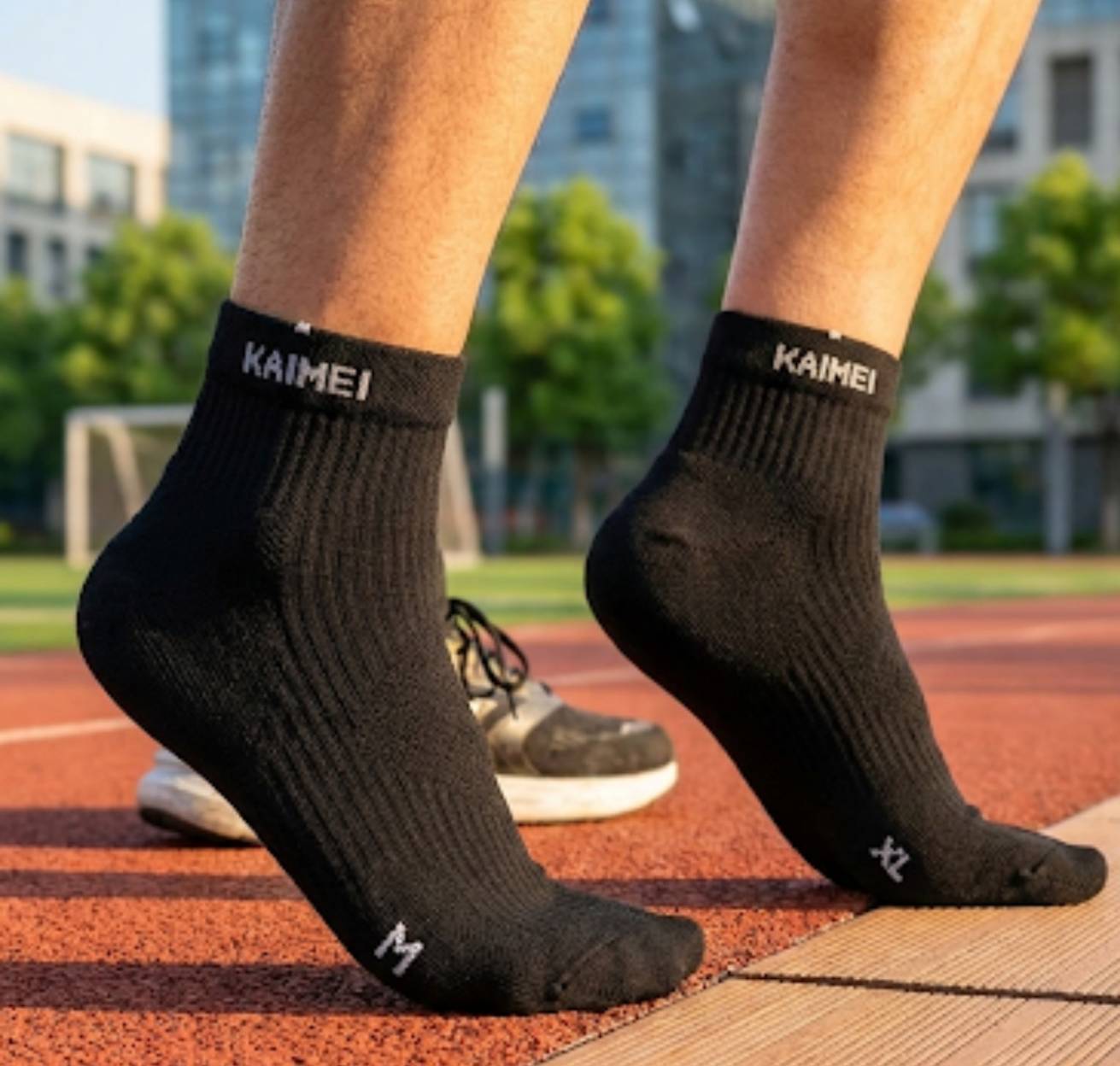 [凱美棉業] 7雙組 MIT台灣製 品牌設計萊卡LYCRA 1/2消臭襪 24-28cm, , large