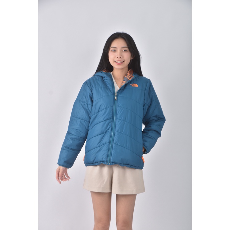 (S) the north face質感連帽藍色外套二手衣, , large