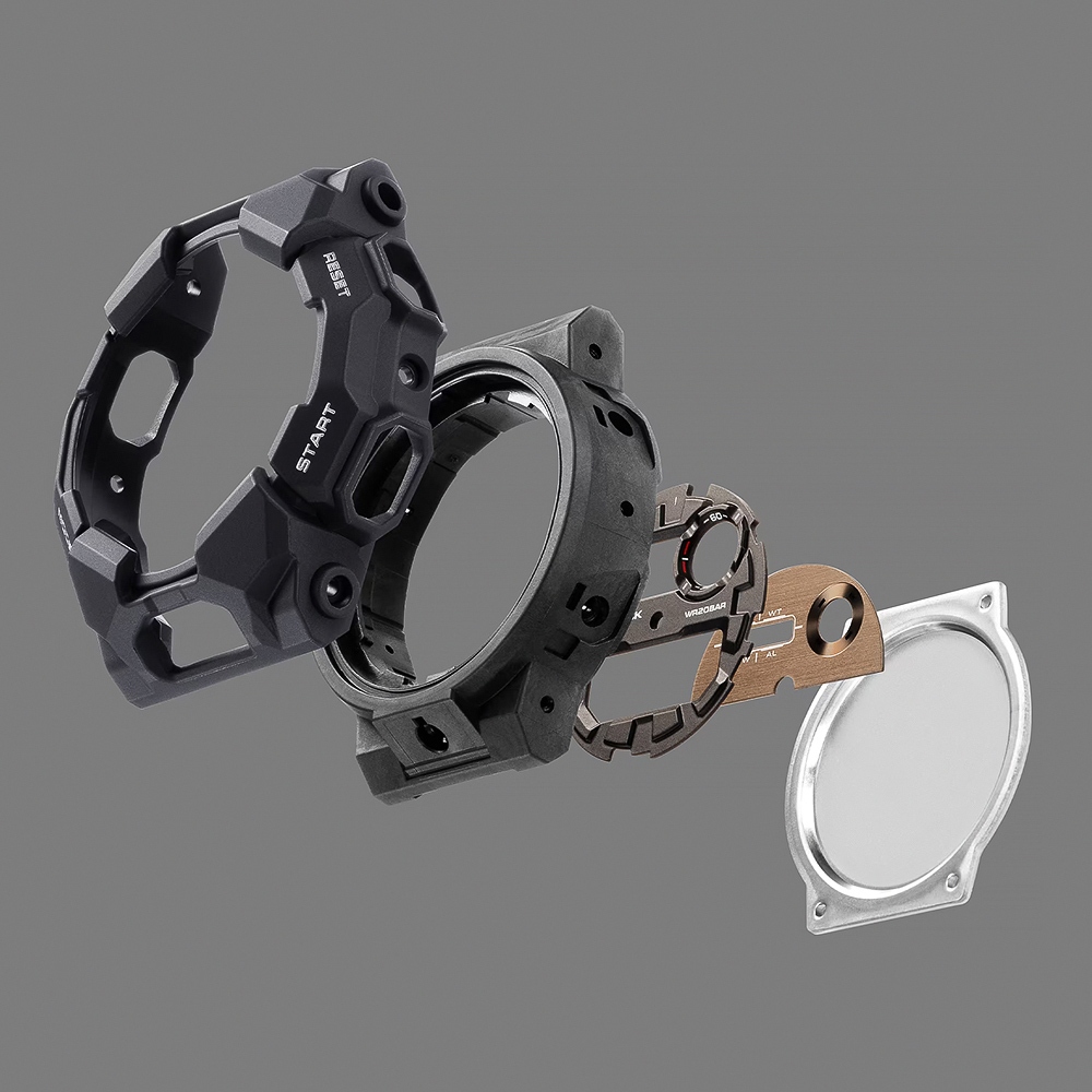 CASIO 卡西歐 G-SHOCK 天然染料 10年電力雙顯手錶 學生錶 GA-010CE-2A, , large