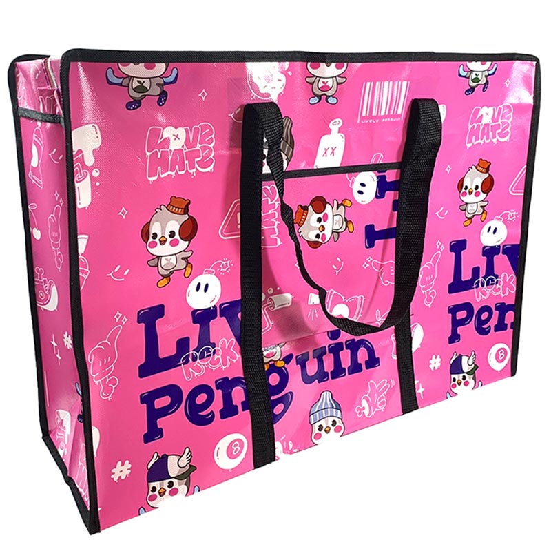 樂企鵝購物收納袋-24吋, , large