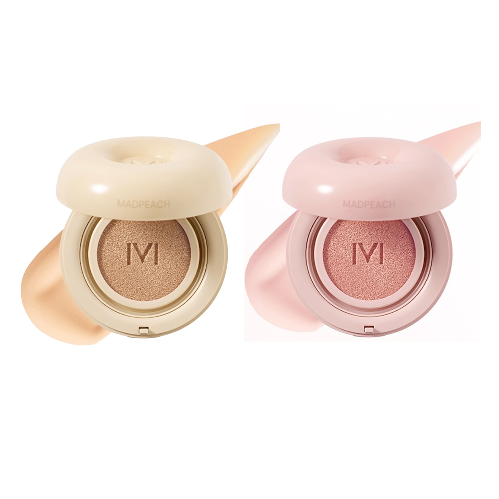 【Universo Mart】MADPEACH 甜甜圈氣墊(啞光持妝/亮肌) 多色, , large