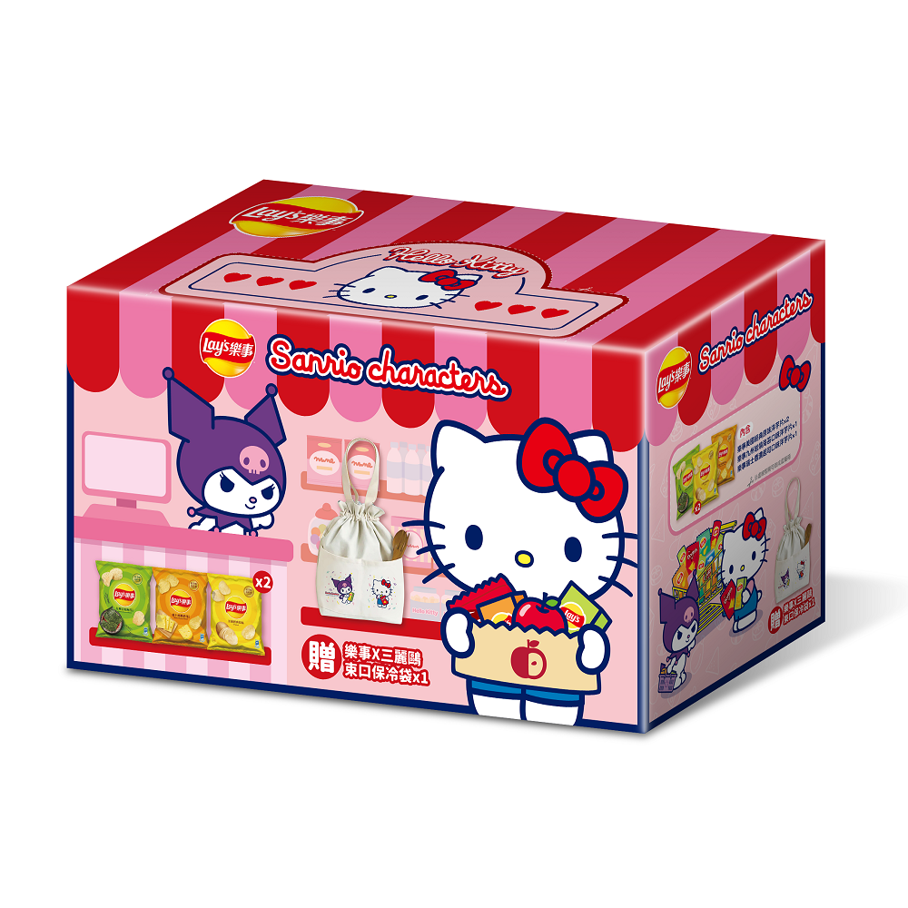 Lays Sanrio Joy Box 136g, , large