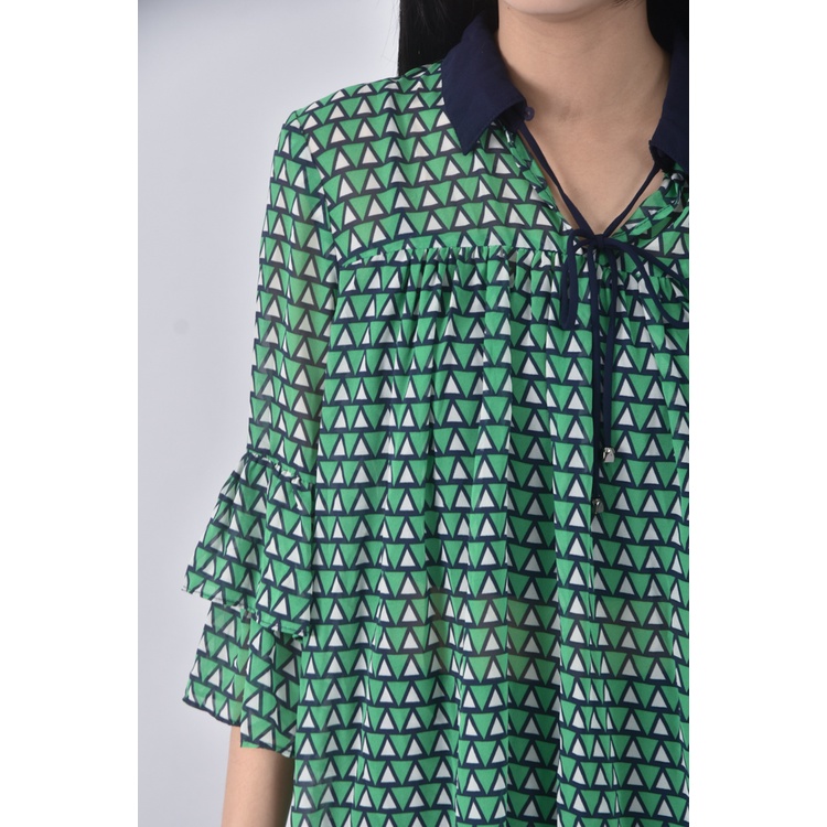 (S) moma綠色長袖上衣二手衣, , large