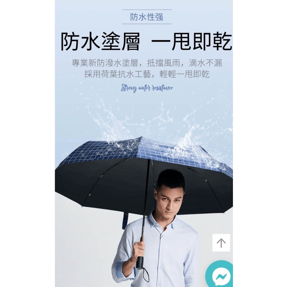 【周周生活】自動傘 現貨 折疊傘 遮陽傘 日系格紋 大雨傘 大傘面 陽傘  摺疊傘 折疊雨傘 晴雨傘 快速出貨, , large