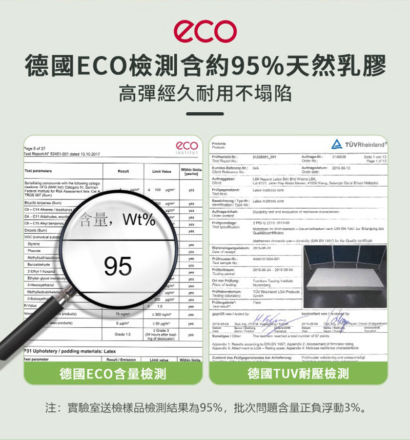 HABABY Huan'an Home Latex Mattress (5cm Thick) 144*75 (for 150*80cm bed type), , large