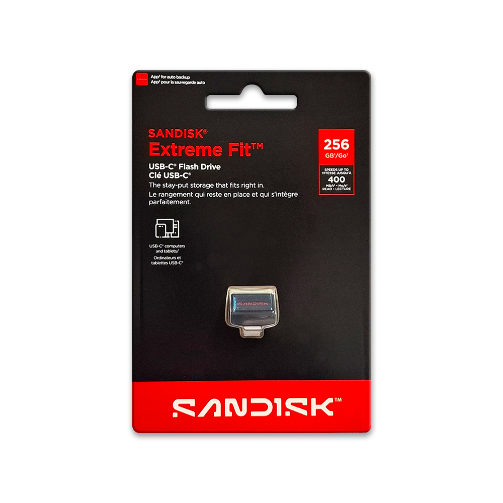 【SanDisk】CZ530 Extreme Fit 256G USB 3.2 Type-C 隨身碟 安卓 蘋果 適用, , large