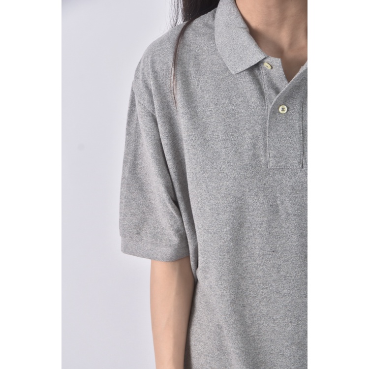 (L) polo ralph lauren棉質純棉灰色短袖上衣二手衣, , large