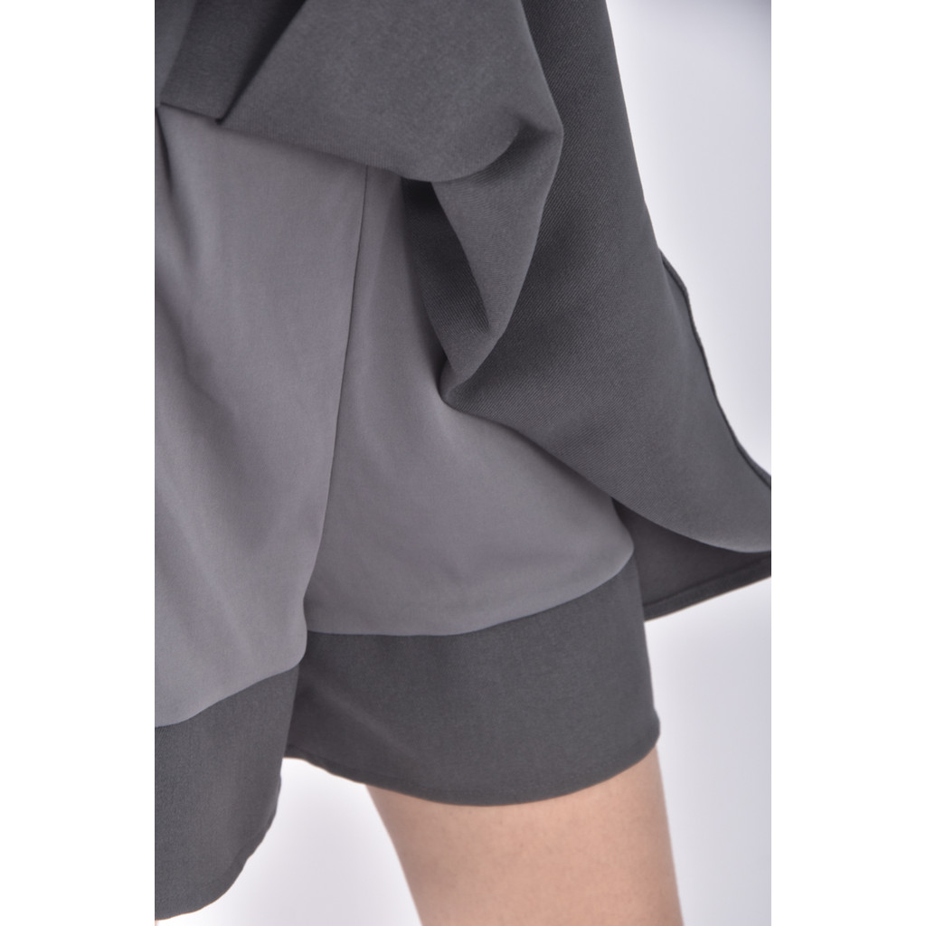 (M) ingni質感百褶灰色短裙二手衣, , large