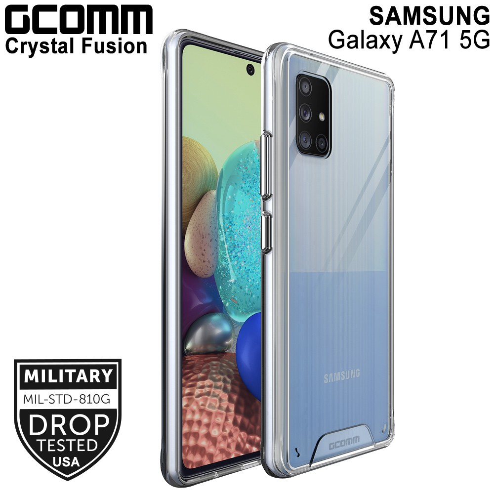 GCOMM Galaxy A71 5G 晶透軍規防摔殼 Crystal Fusion, , large