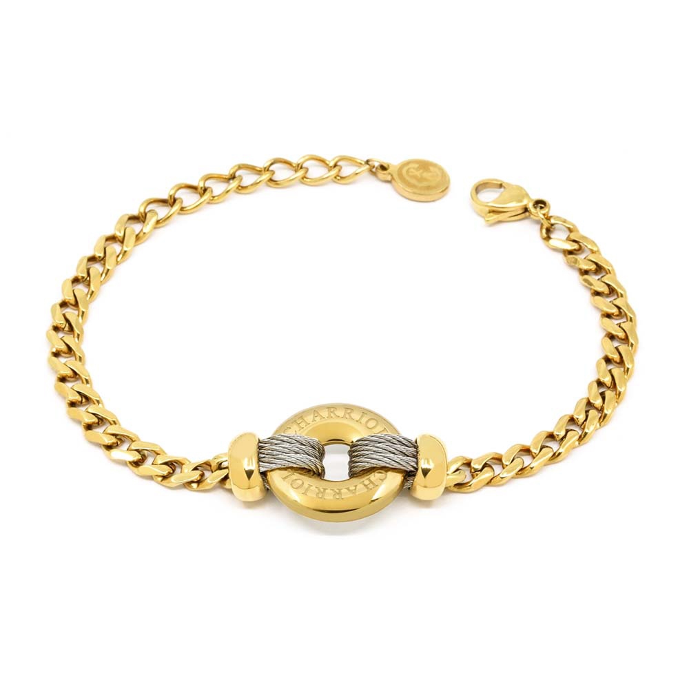 CHARRIOL 夏利豪 Zen Bracelet 鋼索手鍊 06-104-1232-5, , large