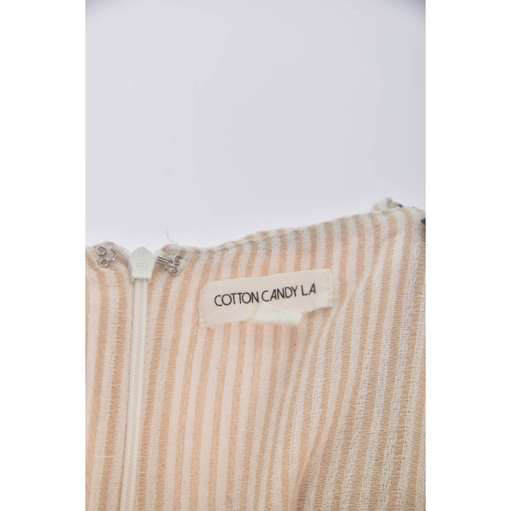 (M) cotton candy la棉質純棉黃色洋裝二手衣, , large