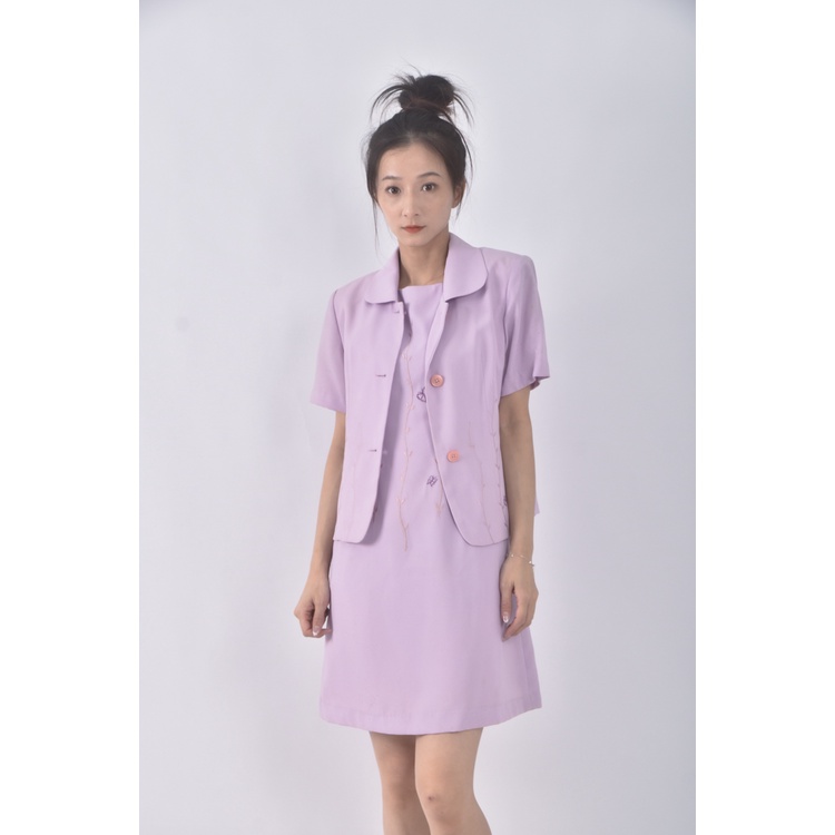 (S) kikidress兩件式紫色洋裝二手衣, , large