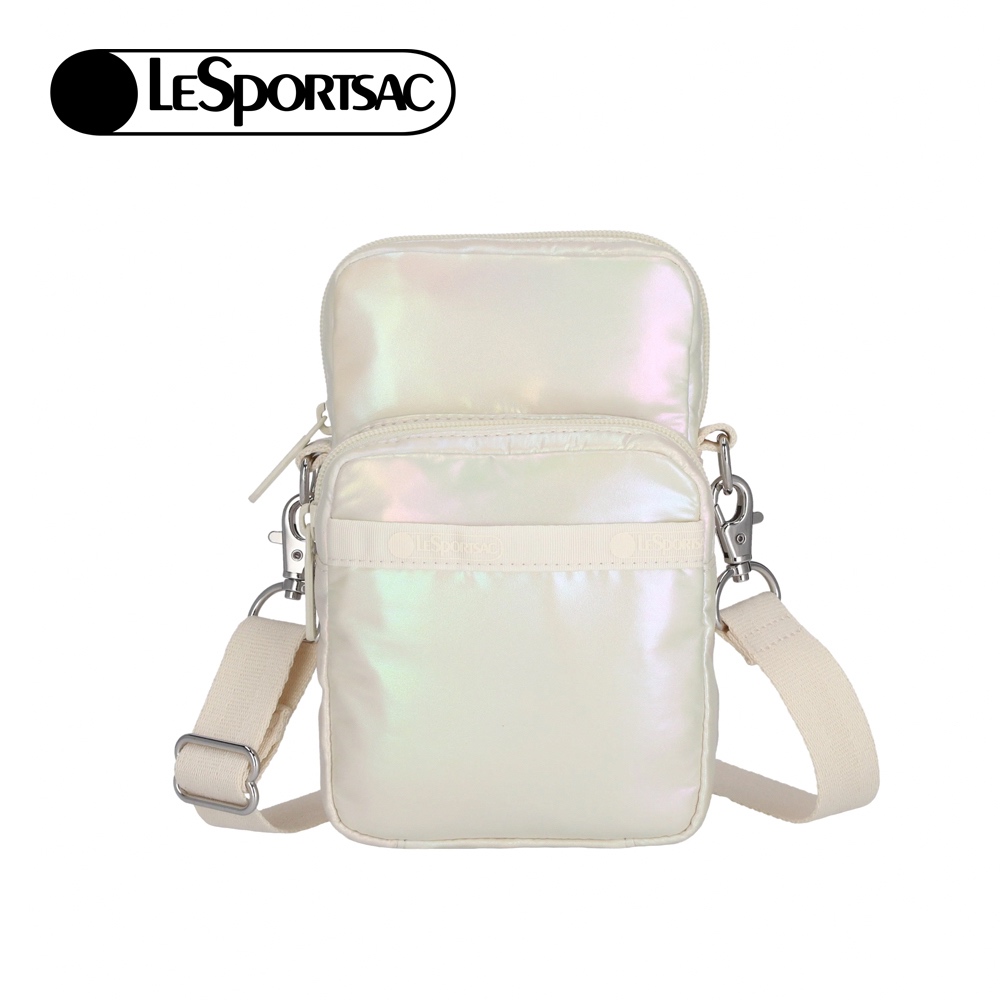 Lesportsac 珍珠奶油色迷你手機包 斜背包 隨身包 小包 送禮 禮物(漸層光影), , large