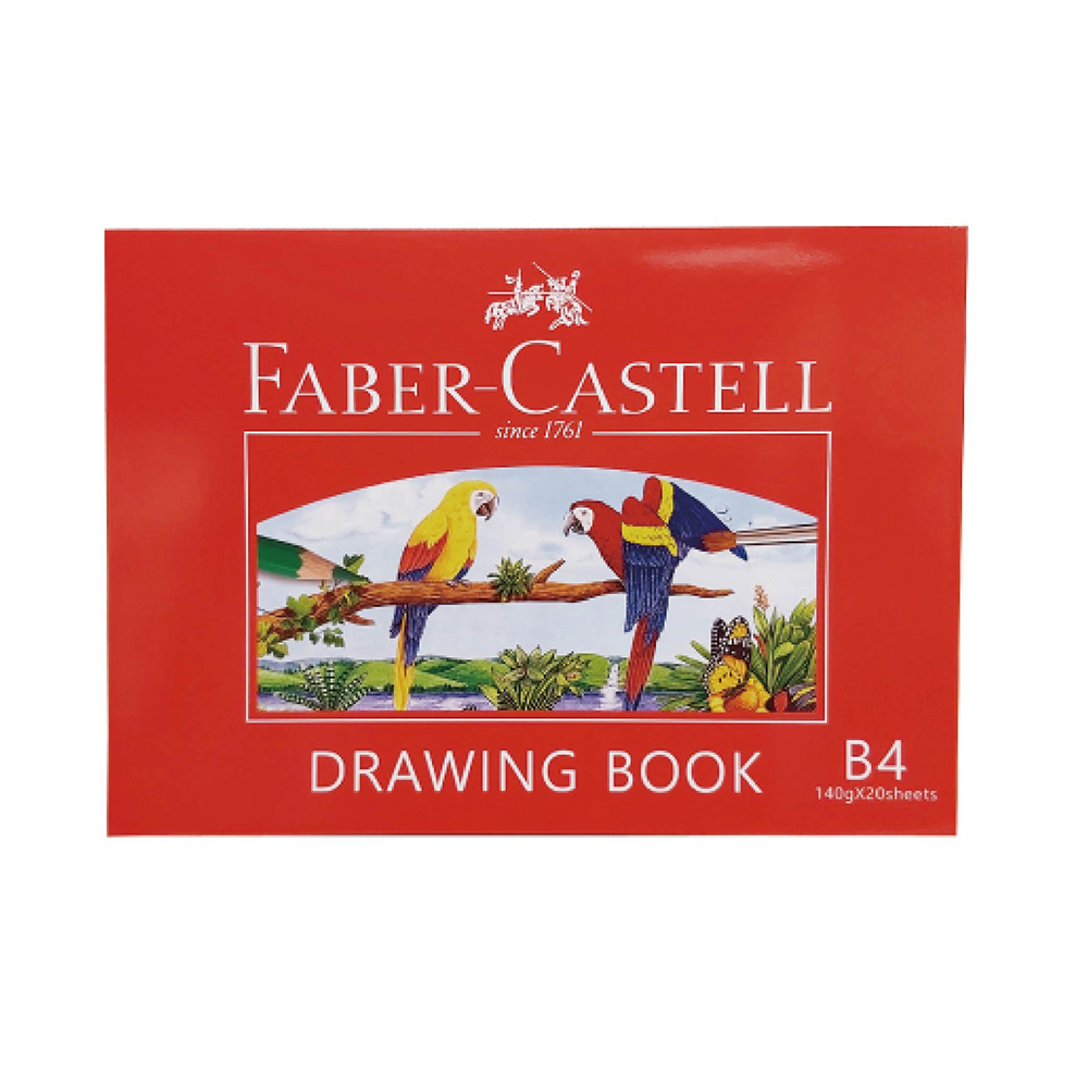 【Faber-Castell】輝柏 圖畫本 B4 20張 140g /本 OAB-021, , large