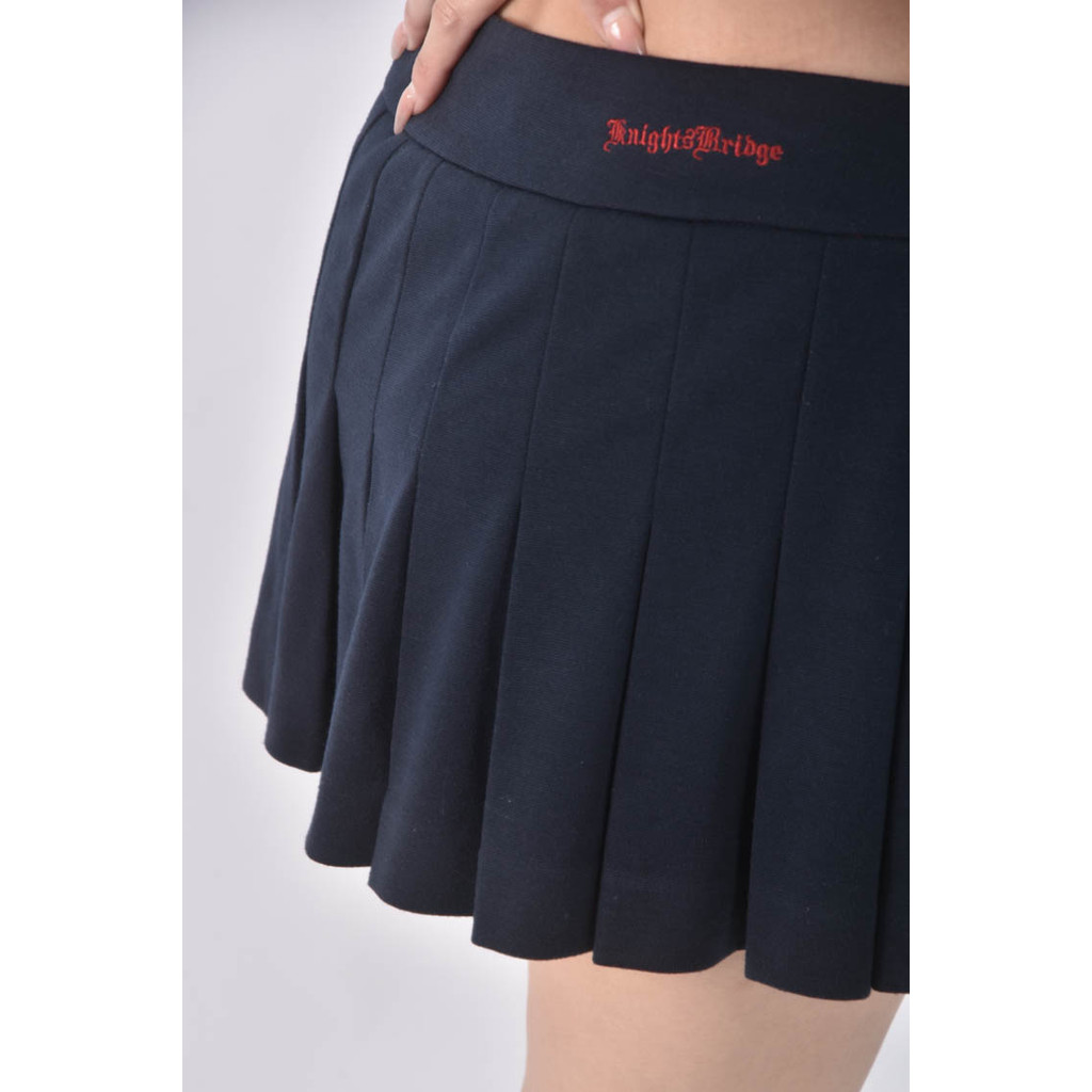 (2XL) knights bridge百褶藍色短裙二手衣, , large