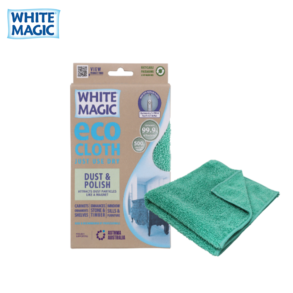 【WhiteMagic】環保纖維布-靜電除塵和拋光專用(綠色), , large