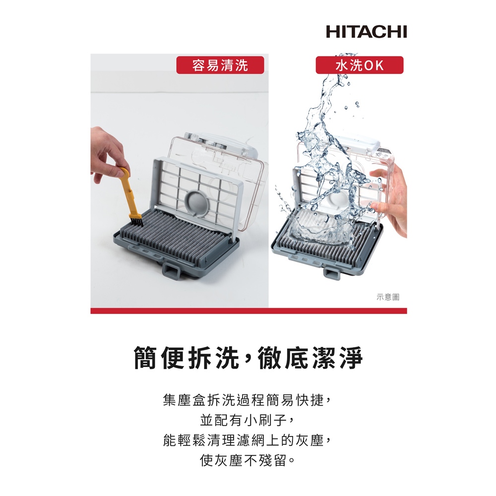 HITACHI Bagless Upright Vacuum Cleaner CVBM5TA, , large