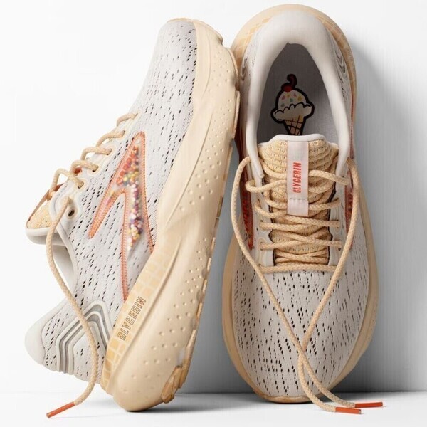 Brooks Glycerin 21 女 慢跑鞋 運動 路跑 甘油系列21代 緩震 灰橘 [1204081B149], , large