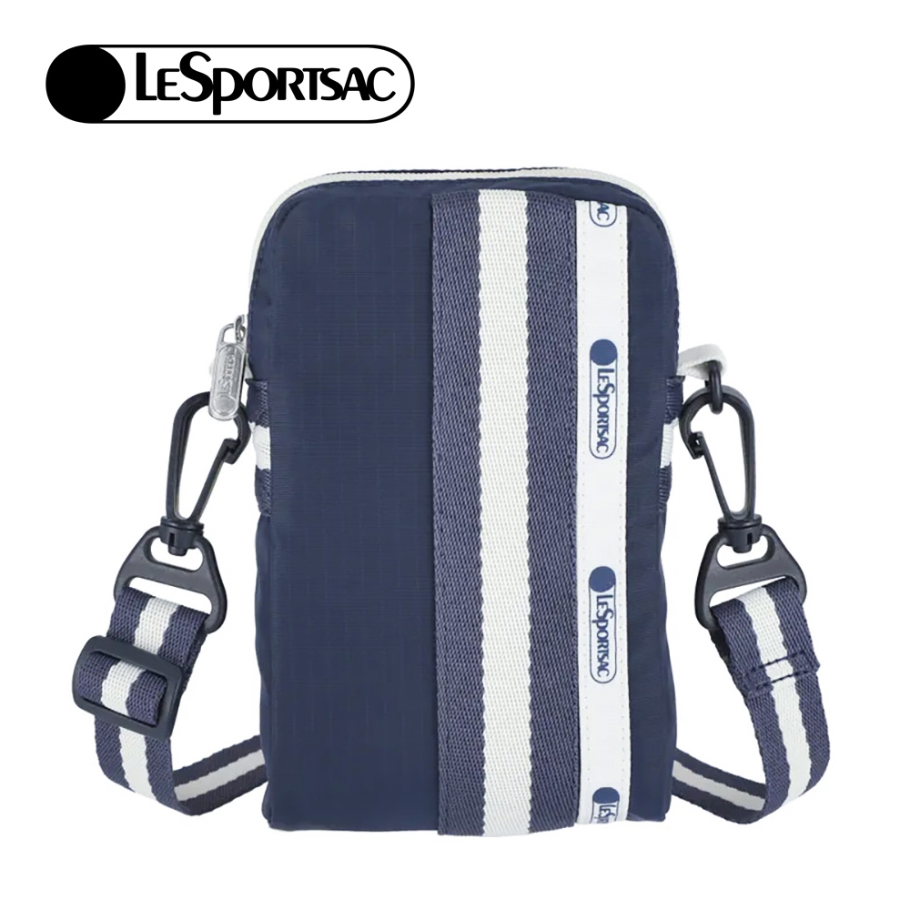 Lesportsac Mini Web Crossbody 隨身小包/ 滾邊深海藍, , large