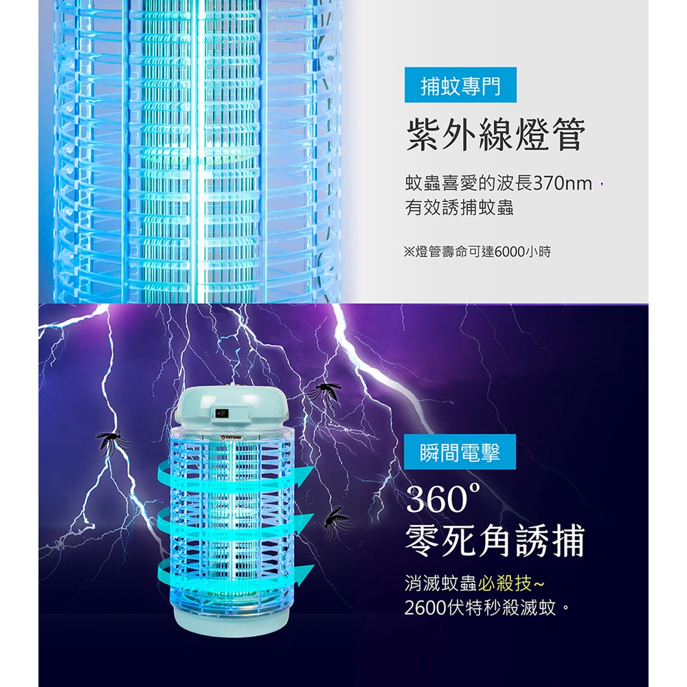 TATUNG 大同 15W 高效捕蚊燈 TMK-1522A, , large