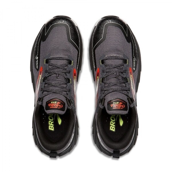 Brooks Cascadia 18 GTX 男 慢跑鞋 運動 越野 避震緩衝象限 黑紅 [1104271D016], , large