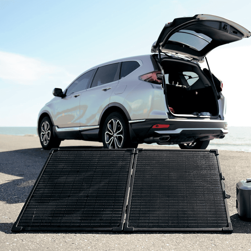 【iSOLAR】125W 輕型可折疊太陽能板 輕量 露營 登山 車泊 旅行 戶外充電 太陽能充電板 備用電源 充電器 便攜環保綠能, , large