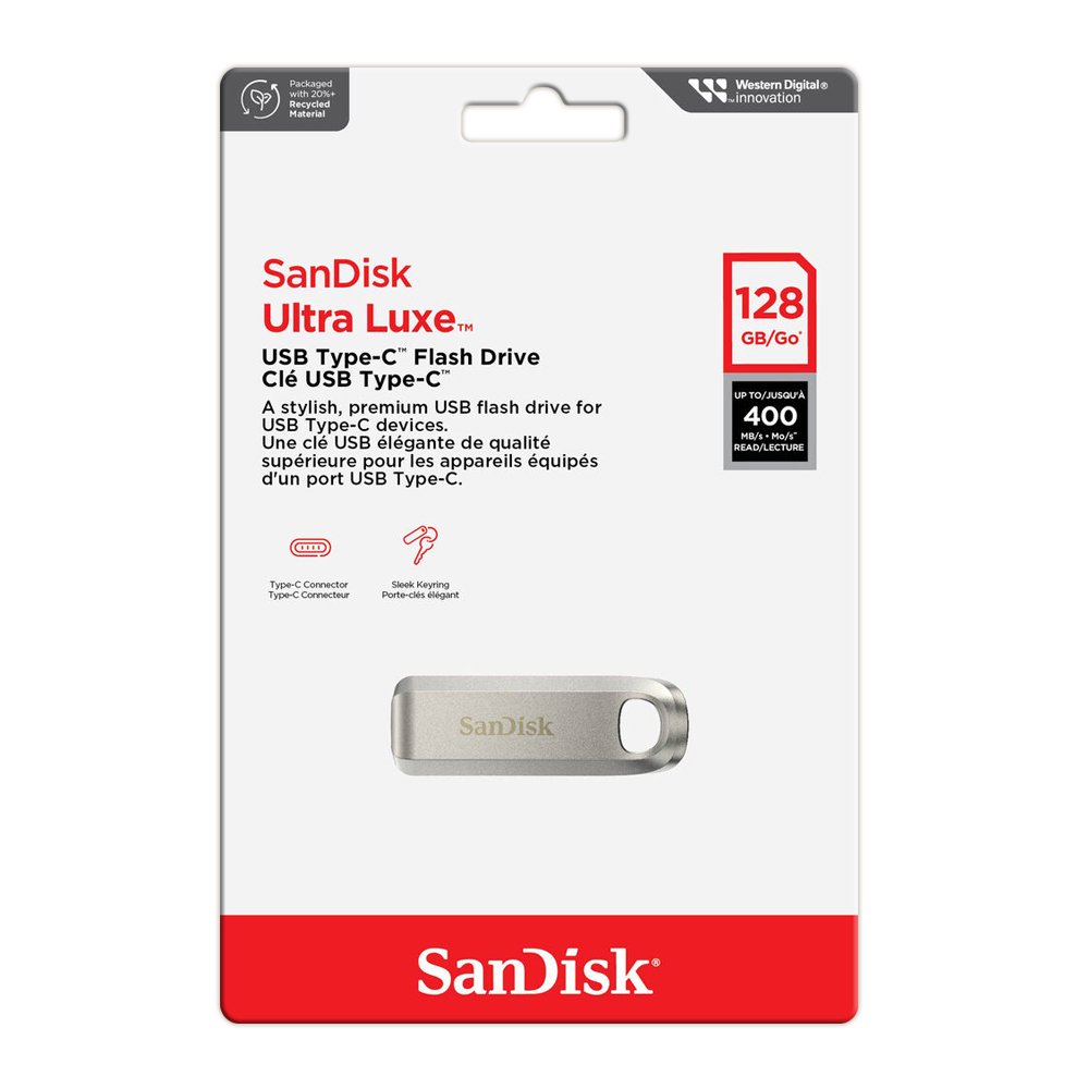 【SanDisk】CZ75 Ultra Luxe 128G USB Type-C 隨身碟 高達 400MB/s, , large