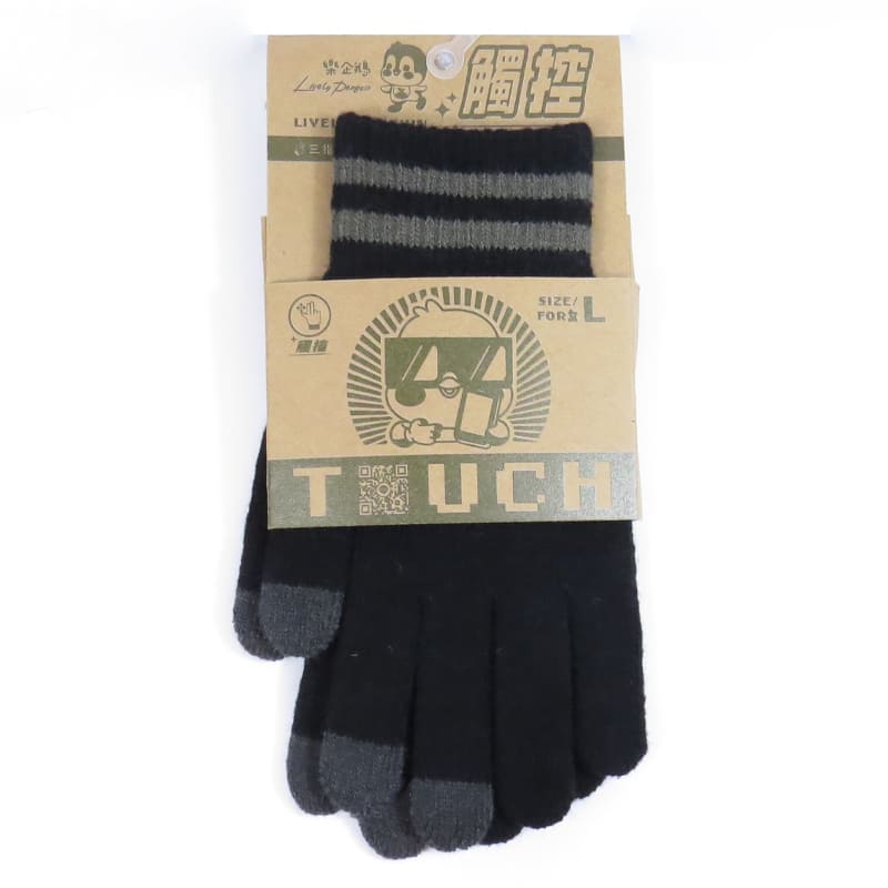 女樂企鵝保暖觸控手套, , large