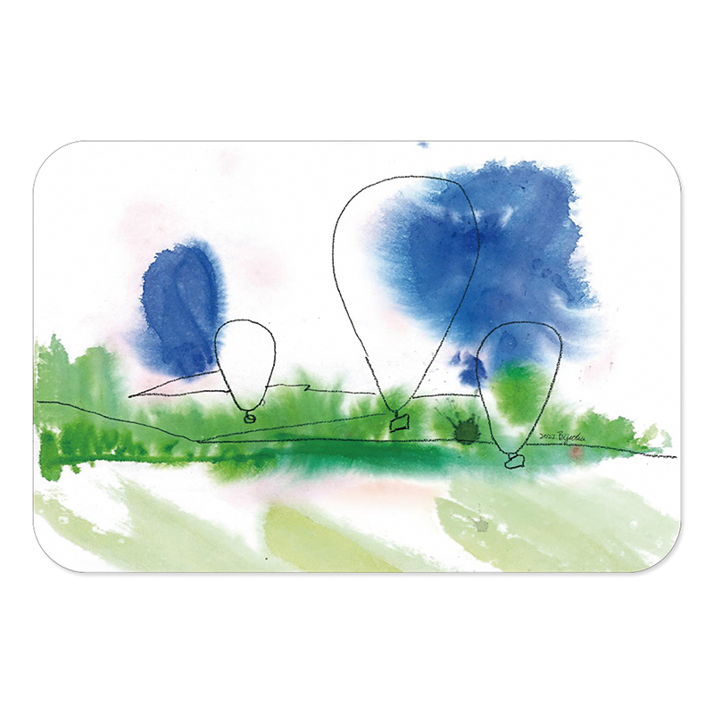 【Monster】 Soft Diatomaceous Earth Absorbent Mat – BiiJiuzi Collection (60x40cm) – Luye Hot Air Balloons – Rise