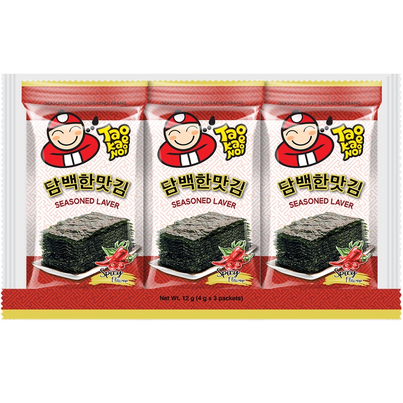 小老板韓式海苔(辣味)4g*3, , large