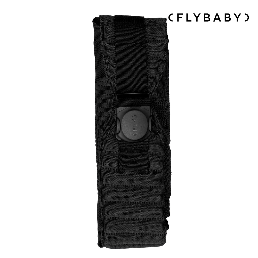 Flybaby 輕便透氣嬰兒揹巾_氣質黑, , large