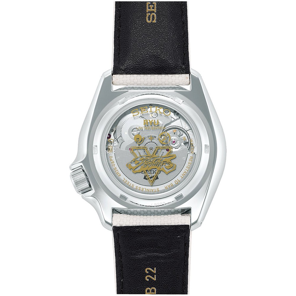 SEIKO 精工 5 Sports x 快打旋風 隆 聯名限量機械錶(SRPF19K1)-42.5mm, , large
