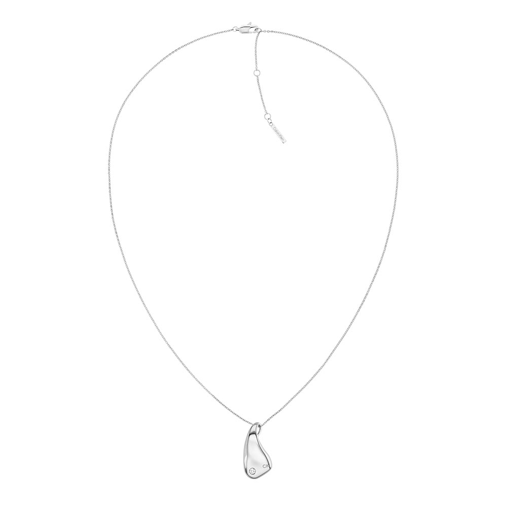 Calvin Klein CK Cherished 水晶裝飾耳環項鍊組 生日送禮推薦 35700016, , large