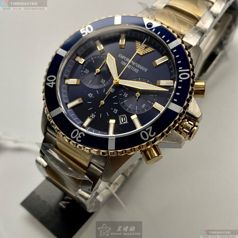 [TIMEMASTER] ARMANI watch, 44mm, AR00042, , large
